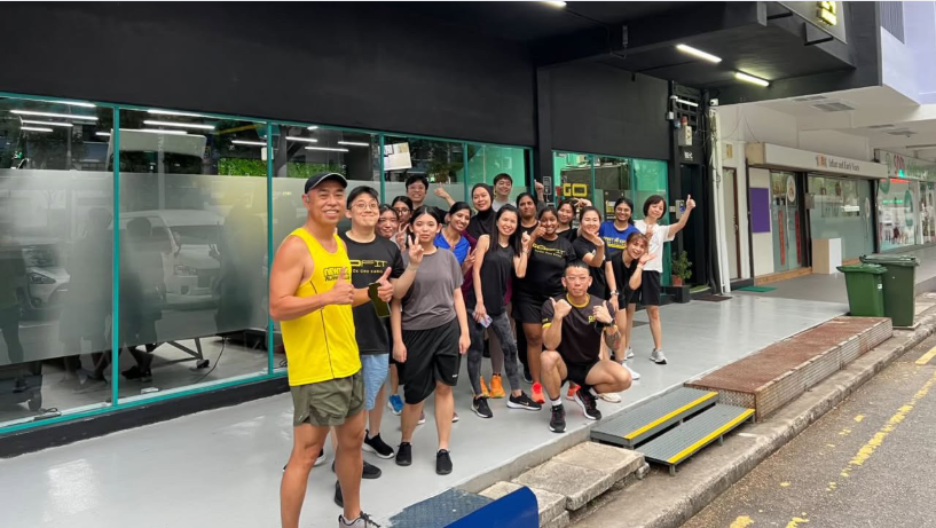 The GoFit community at GoFit Choa Chu Kang