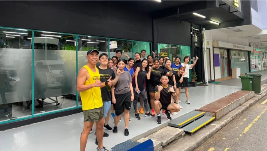 The GoFit community at GoFit Choa Chu Kang
