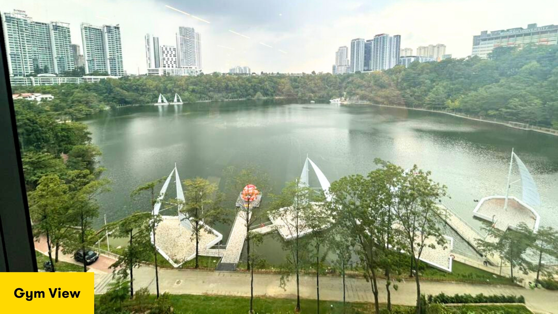 View from the cardio zone at GoFit Sunway Square