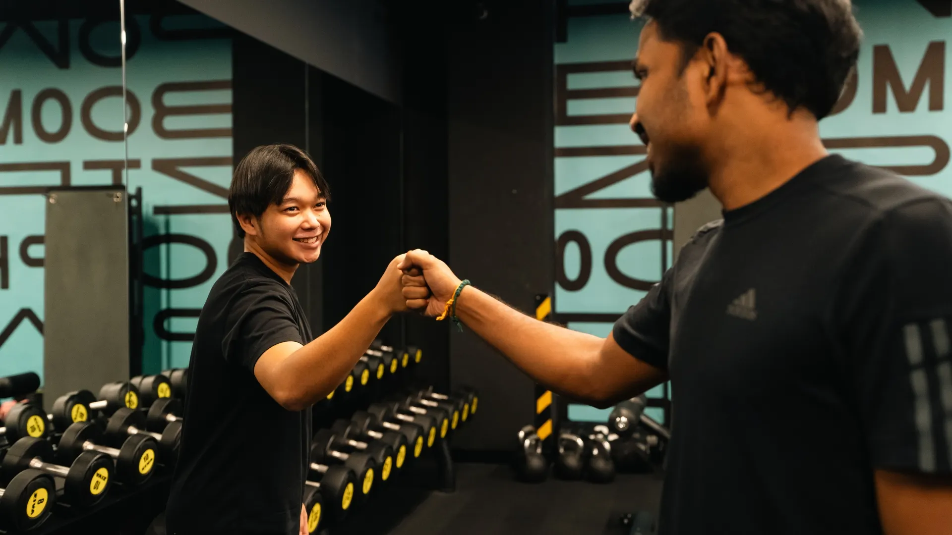 Students training at GoFit Palm Mall, a student gym in Seremban | GoFit Palm. Mall