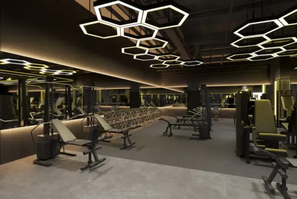 Interior view of GoFit Clementi